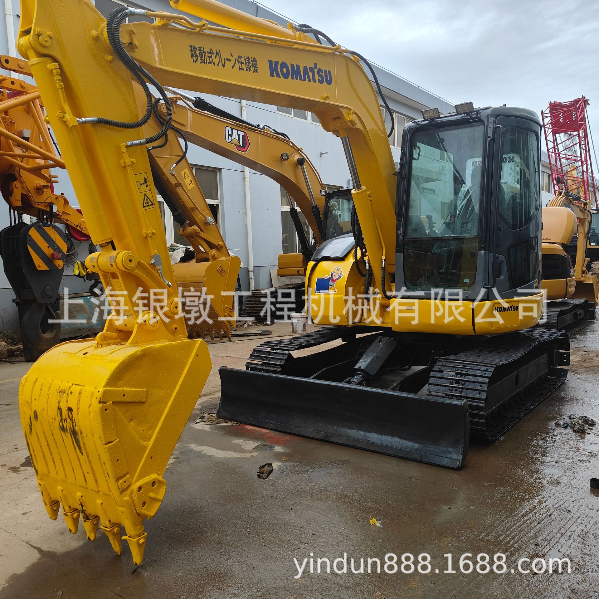 小松挖掘机PC78US小型挖掘机 小钩机 二手车起重机小铲车出口