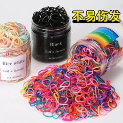 黑色一次性小皮筋女儿童头绳橡皮筋扎头发女童不伤发发圈宝宝发绳