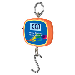 New Cross-Border LCD Dual-Display Overhead Crane Scale Electronic Hook Scale Charging Dual-Sided Scale 300kg Industrial Scale Portable Scale