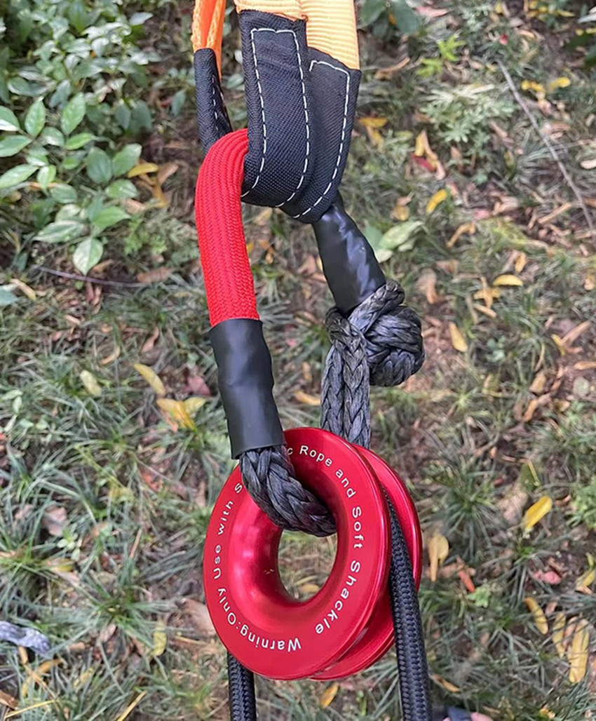Knot rope, knot buckle, soft unloading buckle, trailer rope, winch rope high molecular polyethylene 