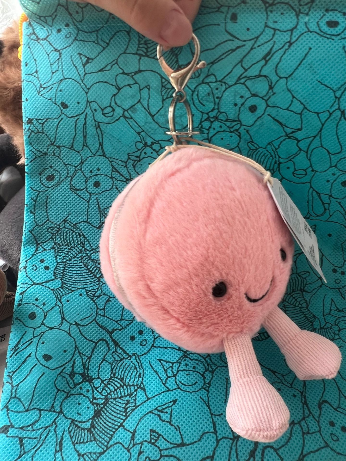 Macaron pink pendant