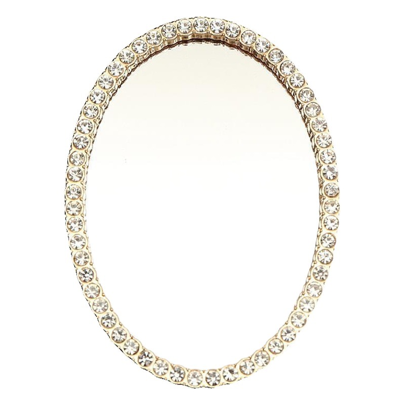 Diamante perla flor lente teléfono móvil belleza material 2022 nuevo amor espejo DIY accesorios de la joyería del teléfono móvil