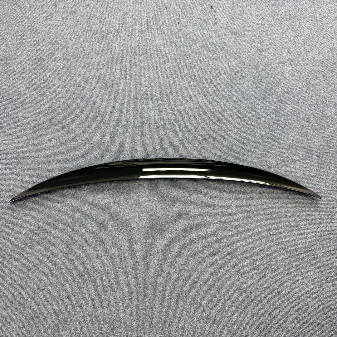 Suitable for Audi 17-25 Models A4Ls4 Modified K-Style Arc Tail Wing B9 Rear Spoiler Fixed Wind Tail Wing in Glossy Black