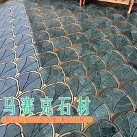 Мозаичная каменная плитка, накладка для маленькой ванной комнаты, фоновая стена для ванной комнаты, кирпич ручной работы, культурный камень, мраморная наклейка на стену