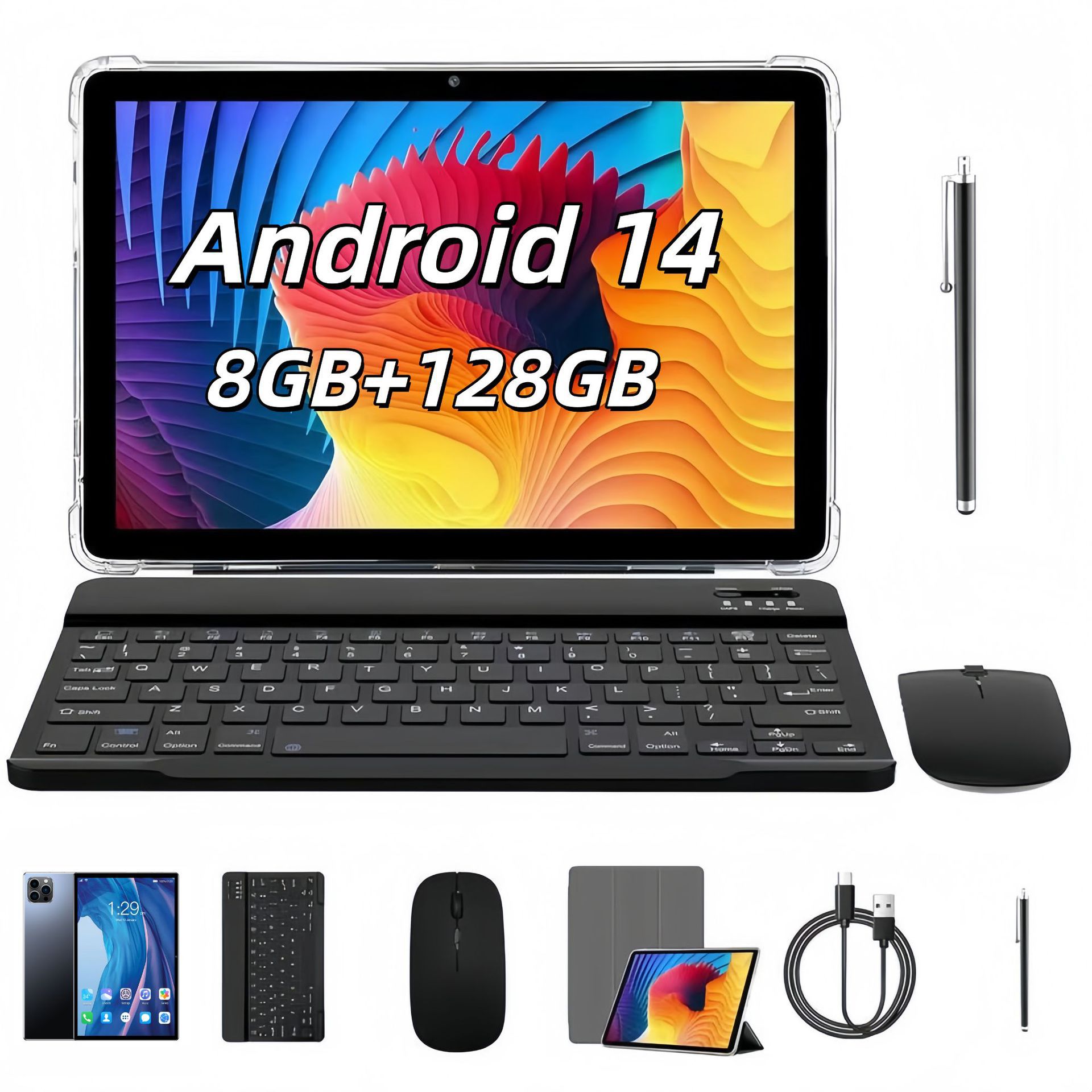 Cross-Border New Model 10.1inch Tablet Computer Dual Sim 5g All-Network Smart Learning Tablet Exclusively for Foreign Trade with Sim