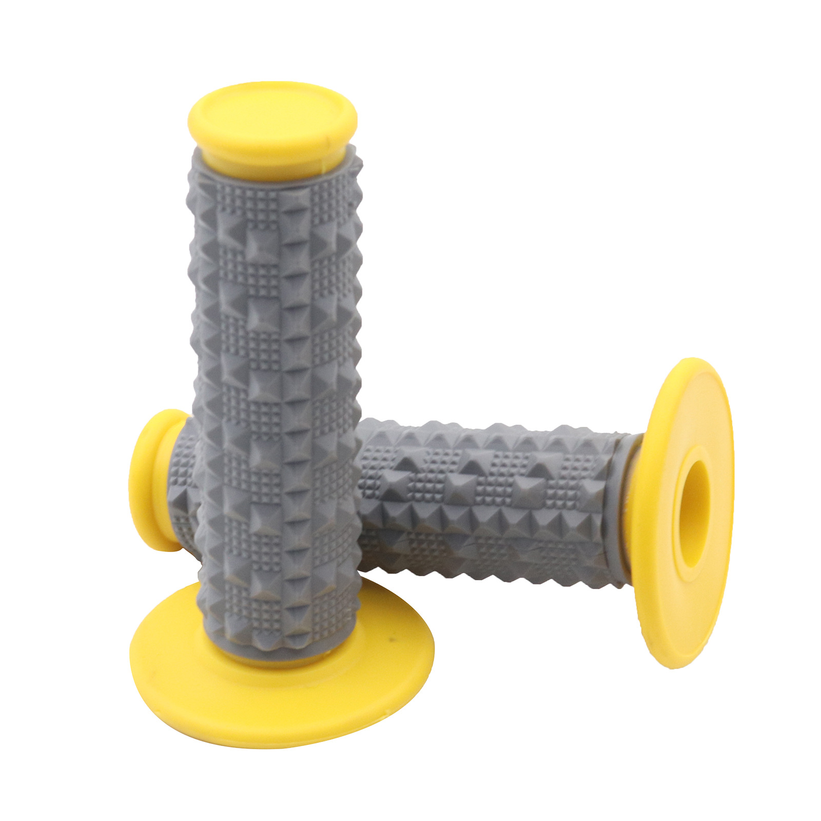 Off-Road Motorcycle Atv Racing Modification Silicone Large Particle Anti-Slip Handlebar Grips Left and Right Throttle Grips