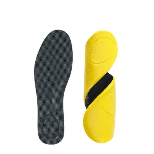 Anti-bacterial, deodorant, sweat-absorbent insole for men and women from Bonnie World, suitable for military training, ultra-soft, barefoot sports, shock-absorbing, soft and elastic PU, long standing.