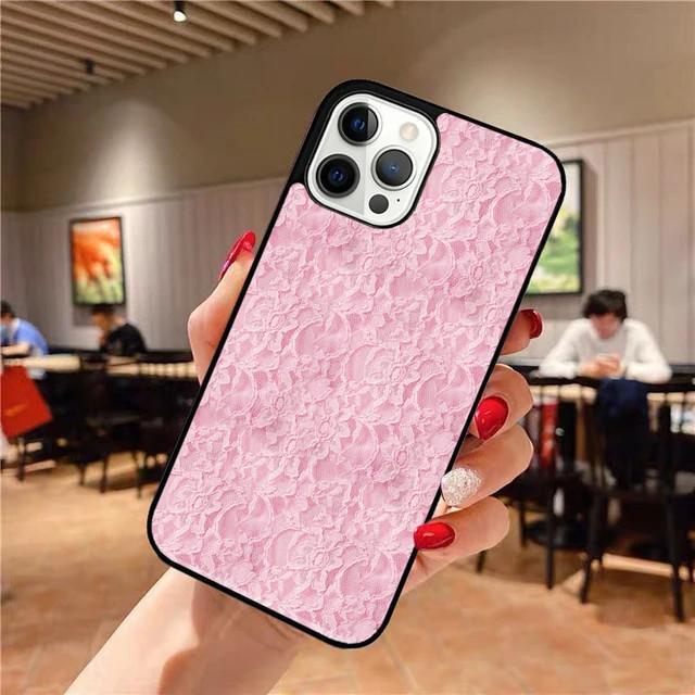アップルiPhone携帯ケース愛レース花ソフトケース保護カバーiPhone 16 15 14 Plus|undefined