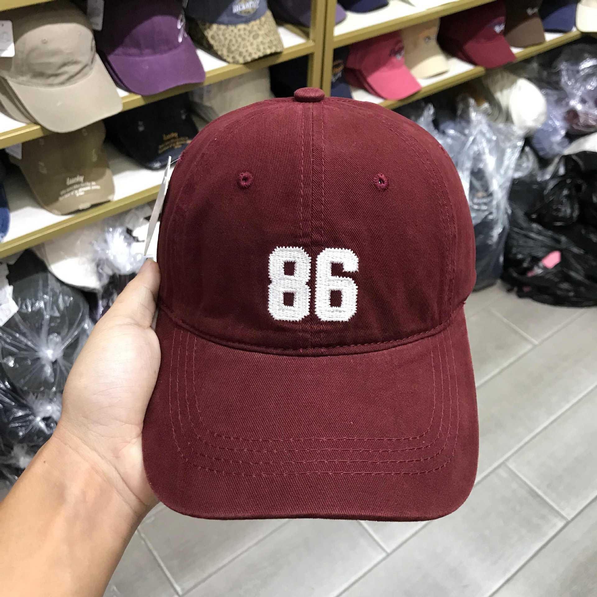 2025 nuevos productos coreanos simple sombrero de béisbol bordado digital mujer sombrero de protección solar de moda japonesa sombrero de boca de pato hombre