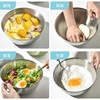 304 Stainless steel Cold bowl household Fruit salad Korean Salad Rice bowl wire drawing