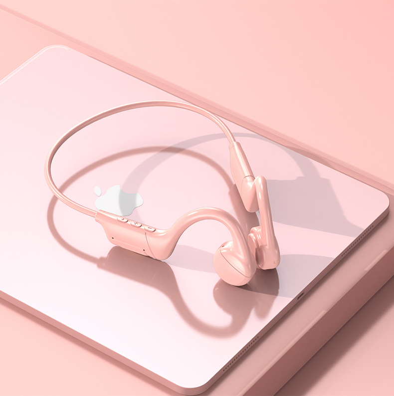 Nuevo Concepto de conducción ósea auricular Bluetooth inalámbrico no-en-oído Deportes oído-montado en espera larga fábrica modelo privado