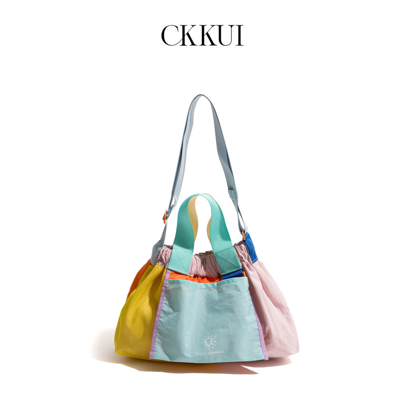 CKKUI Colorblock Dumpling Bag Singapore Niche Design Tote Bag Foldable Dopamine Shoulder Bag Crossbody Bag CKKUI Colorblock Dumpling Bag Singapore Niche Design Tote Bag Foldable Dopamine Shoulder Bag Crossbody Bag