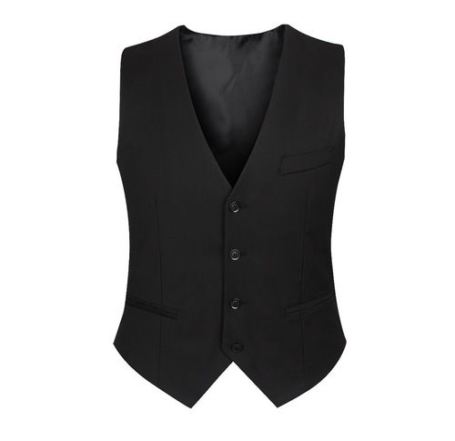 Men's Suit Vest Korean Version Slim Fit Suit Vest Back Vest Men Spring and Autumn Thin Version Casual British Style Fashion Small Vest