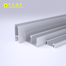 亨达黑色8厘玻璃槽三件套装饰柜中岛柜左右推拉趟门轨道新款现货