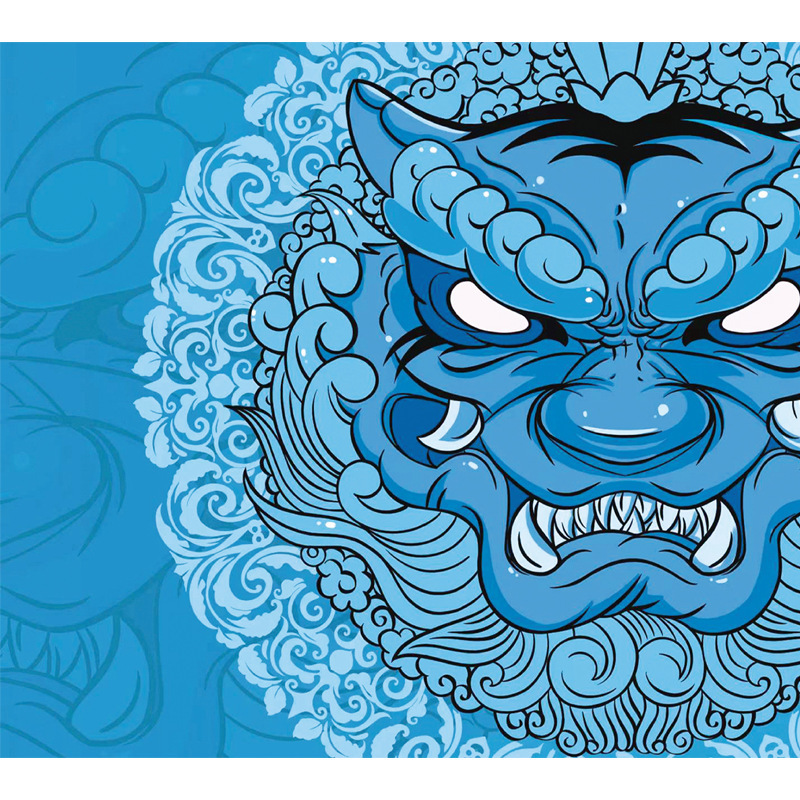 호랑이 부적 링윤