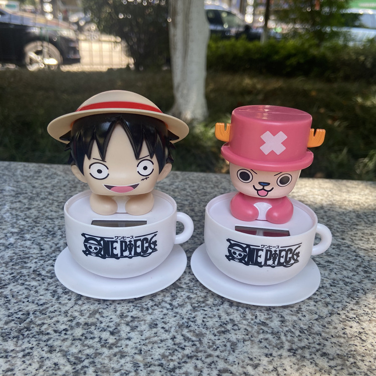 ソーラー人形 リラックマ カー用品 車の装飾品 かわいい首振りコーヒーカップ人形装飾 KT|undefined