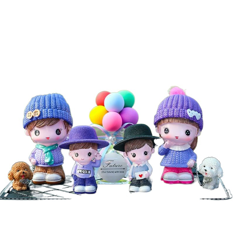 자동차 인테리어 액세서리 장식품 자동차 장식 제품 센터 콘솔 창조적 인 고급 남성과 여성의 자동차 귀여운 자동차 장식