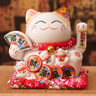 Lucky Cat Automatic Wagging Ornaments Opening Electric Gift Fortune Home Living Room Shop Cashier Large Shake Hand