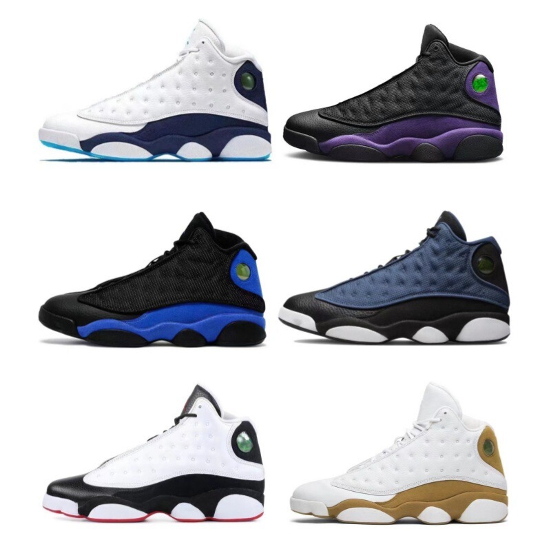 Cross-Border Putian Shoes Aj13 Basketball Shoes Black and White Panda Reverse Panda Men's and Women's Jordan 13 Sneakers Cross-Border Putian Shoes Aj13 Basketball Shoes Black and White Panda Reverse Panda Men's and Women's Jordan 13 Sneakers