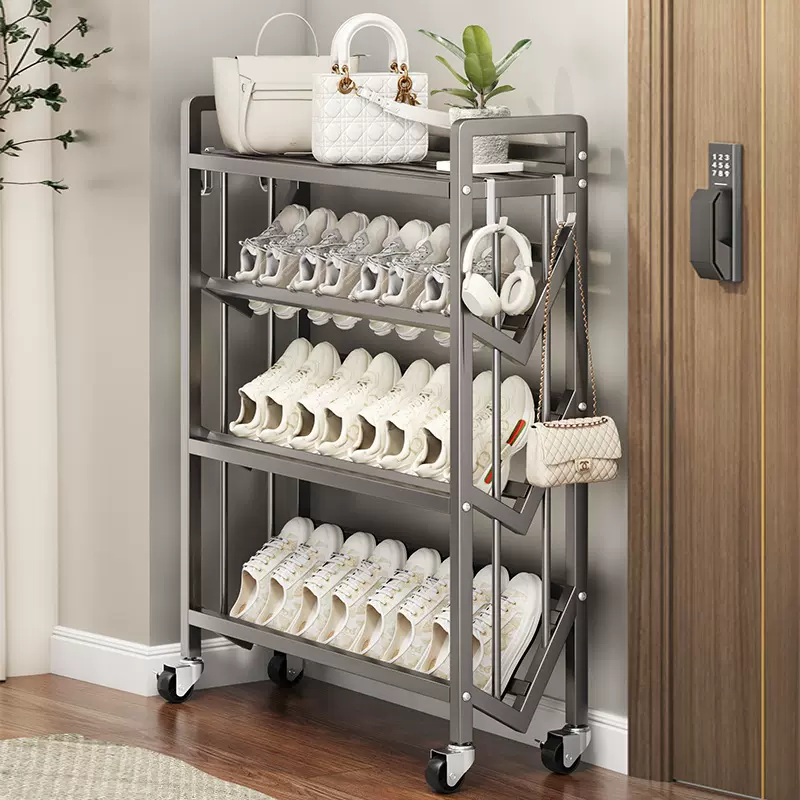 书架落地家用多层放书本绘本架不锈钢书柜家用阅读区儿童书柜收纳