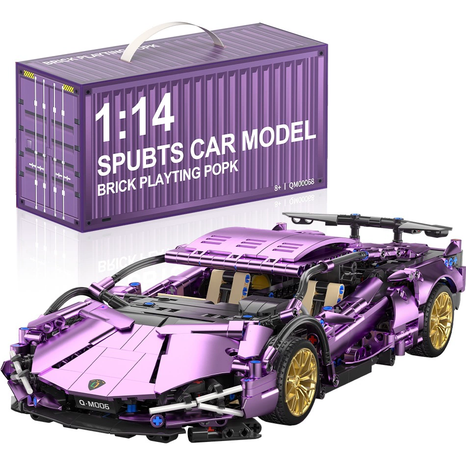 Racing Car (Lego) Remote Control Model, Scale 1:14, Multi-Variant Building Kit