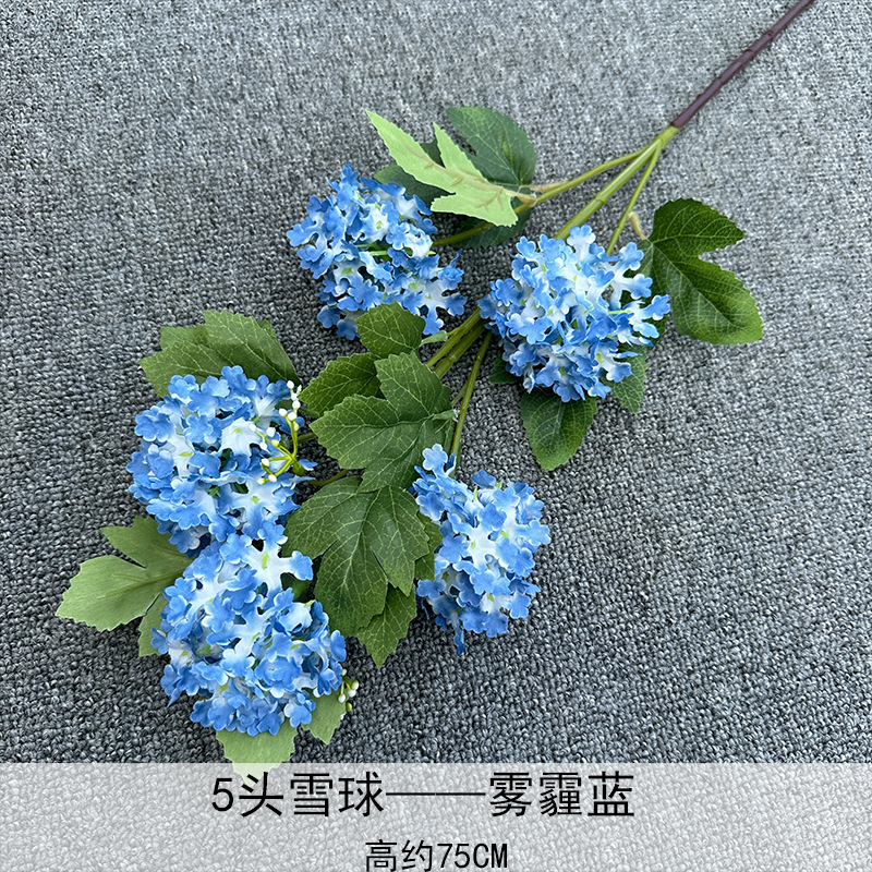 5 bolas de nieve, azul neblina