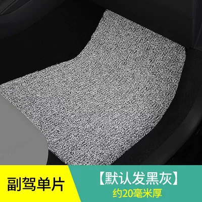 Modelə uyğun ayaqaltı, Car G6 Floor Mats P5 Wire - xpeng-g3-passenger-slide-rail-without-steps-passenger-side-single-panel-default-blackish-gray-approximately-20mm-thick