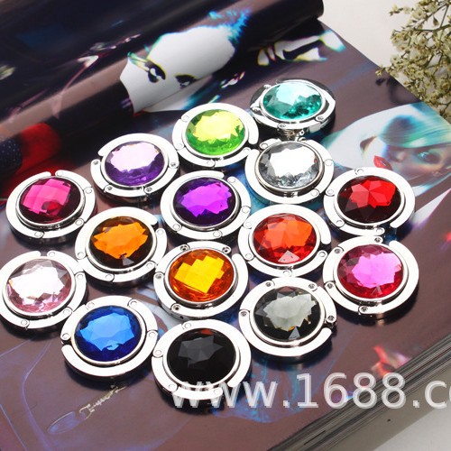 Creative bag hanger, desktop hook, metal bag hook, folding table, tableside convenient bag hook.
