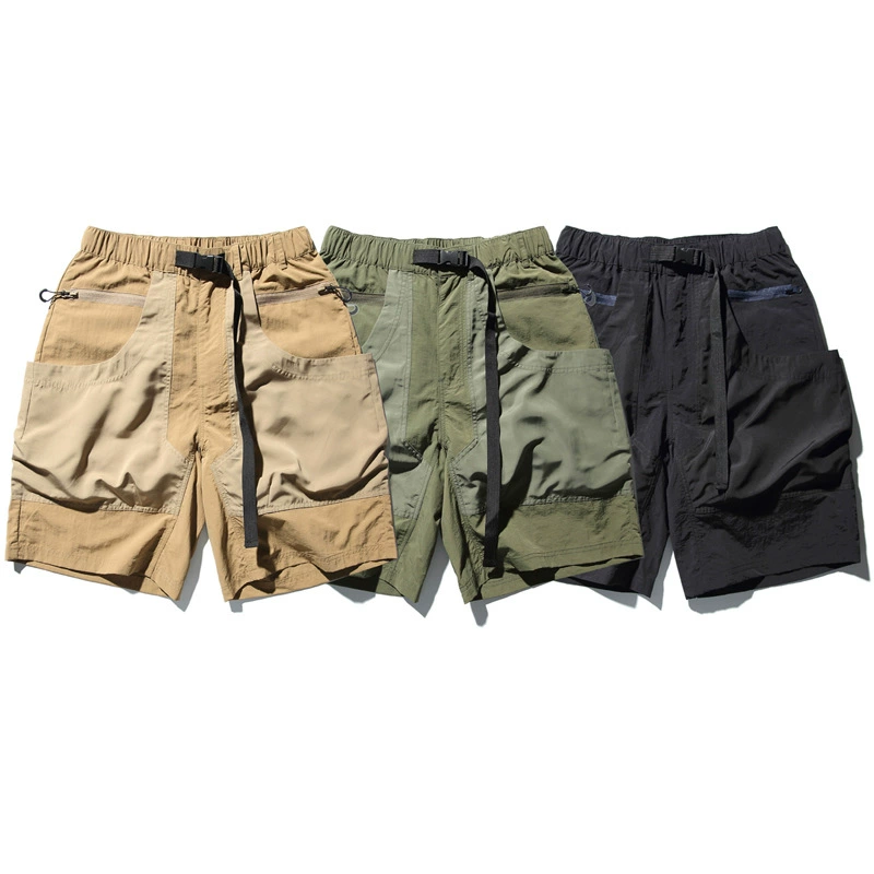 Yaman Outdoor Функции Японские многокарманные шорты для мужчин и женщин, свободные водонепроницаемые быстрорежные спортивные брюки