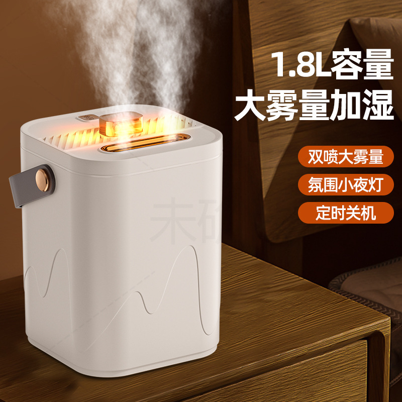 加湿器卸売オフィス家庭用usb大スプレーダブルスプレーミニデスクトップ空気清浄加湿夜ライトギフト|undefined