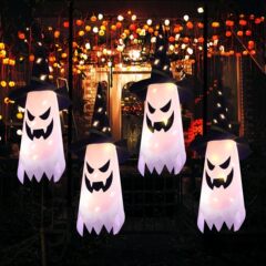 Halloweenアマゾンハロウィーンledランプ布芸ハロウィーン装飾ランプ祝日配置カラーランプ