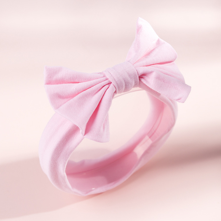 Children's Bowknot Printed Rabbit Ears Headband Set display picture 4