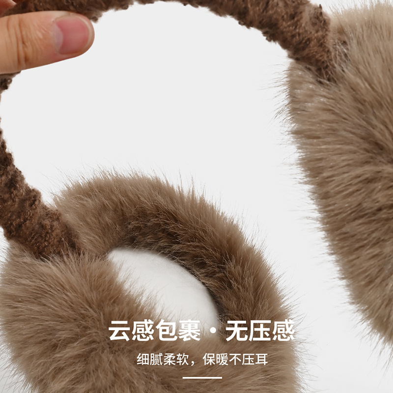 耳罩冬女耳暖可爱防风冬季耳套毛绒骑行可折叠保暖护耳朵防冻耳包|undefined