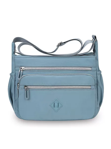 2026 New Model Women's Crossbody Bag, Large Capacity Nylon Waterproof Commuter Bag, Multi-Compartment Versatile Shoulder Bag