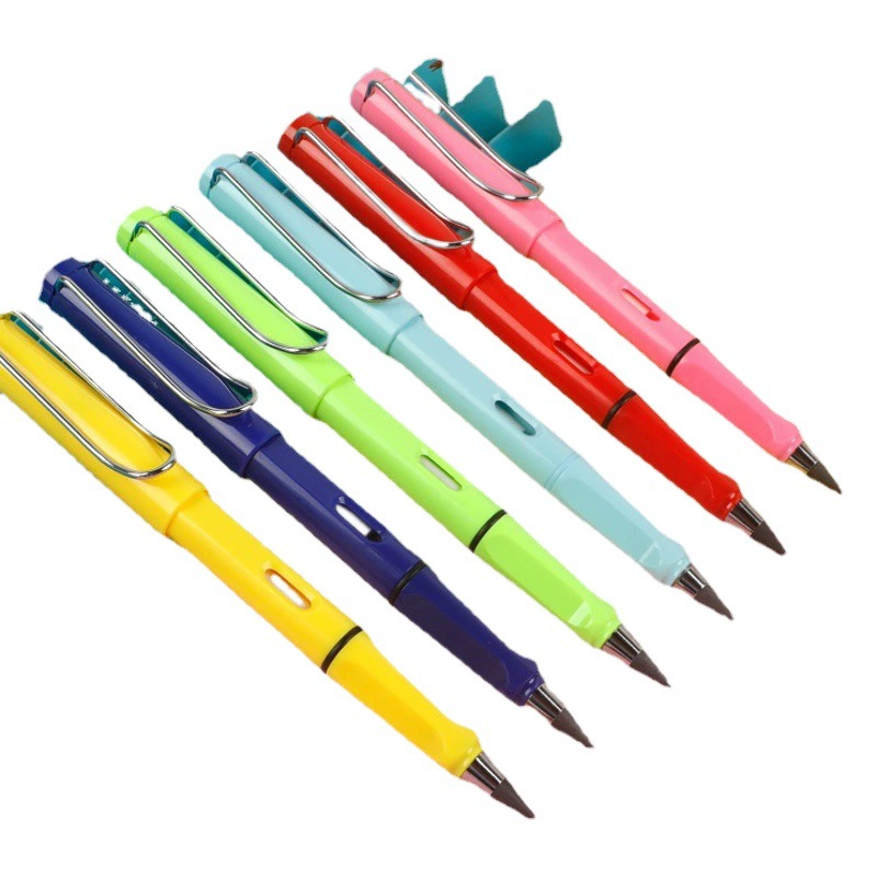 Вечный карандаш Студенческая карандашная ручка HB Учебные принадлежности 2B Черная технология без резки не может писать бесконечный свинец Сассафраса