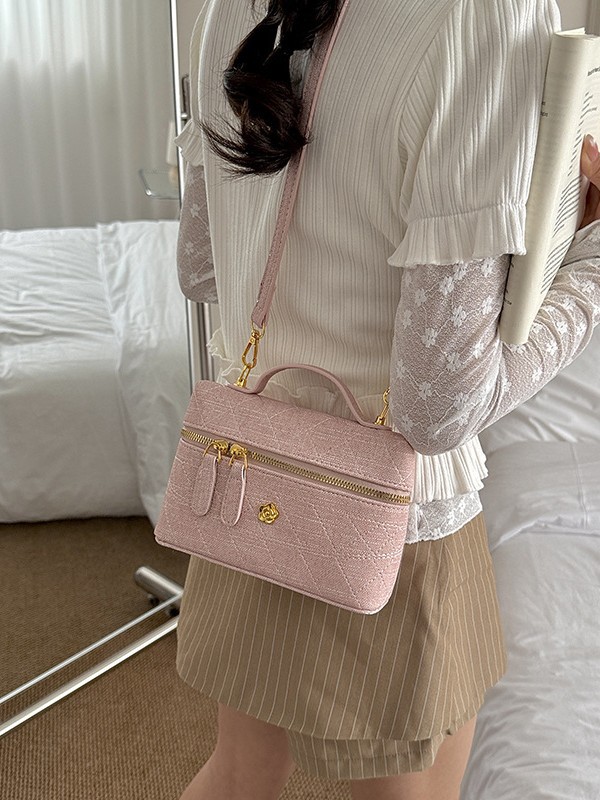 La sensación de alta caja de diamante portátil bolso cuadrado para mujeres 2026 nueva moda diaria popular bolso de hombro universal