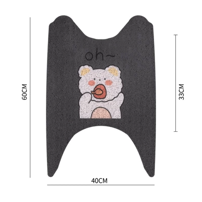 Avtomobil döşəmə paspasları, Electric Vehicle Pedal Mat Wire - oh-bear-need-to-be-cut-by-yourself-4060cm-custom-cut-short-electric-motorcycle