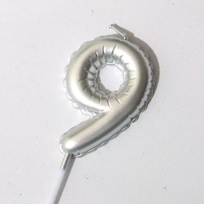 Velas de globo, atmósfera de cumpleaños, ceremonia, nuevos accesorios de fotografía de cumpleaños digitales, venta caliente transfronteriza de fabricantes de cumpleaños