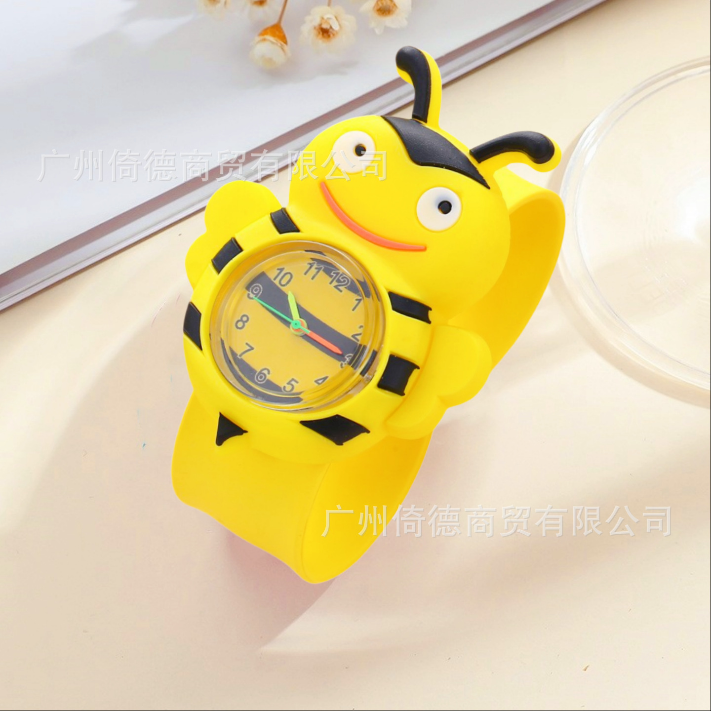 2024 suministro de niños reloj de dibujos animados animal snap ring estudiante kindergarten Panda electrónico en stock Comercio exterior Venta caliente