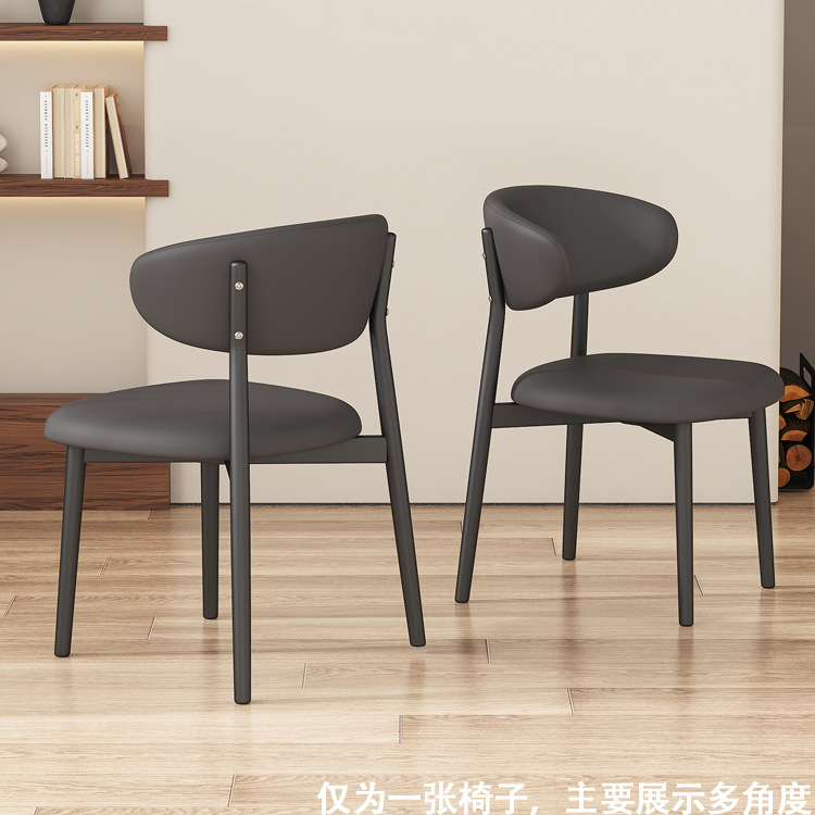 【업그레이드 고양이 발톱 가죽】 블랙 프레임 + 다크 그레이 가죽