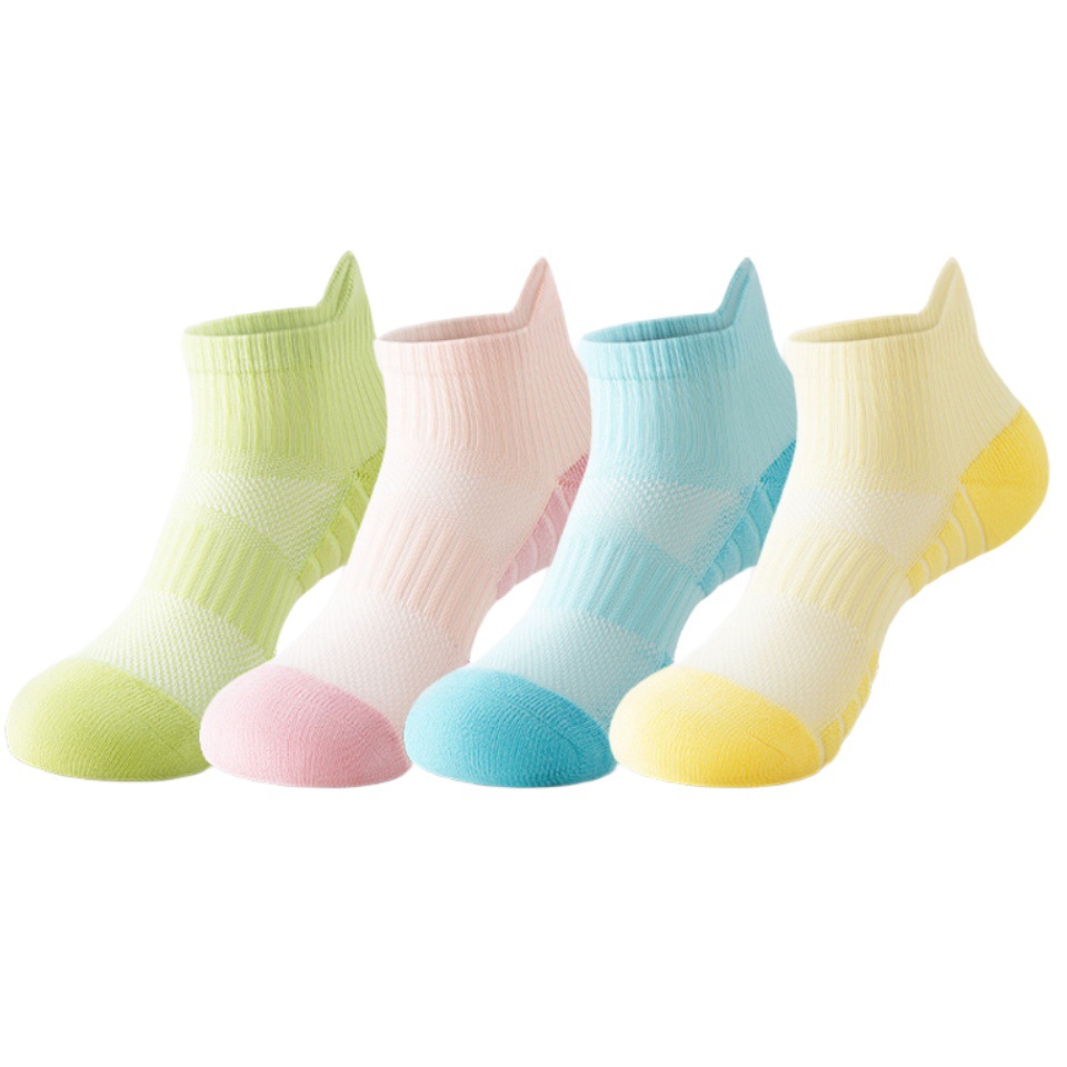 Professional Women's Badminton Socks Breathable Running Basketball Sports Socks Thickened Towel Sole Odor Repellent Spring Summer_voghion.com