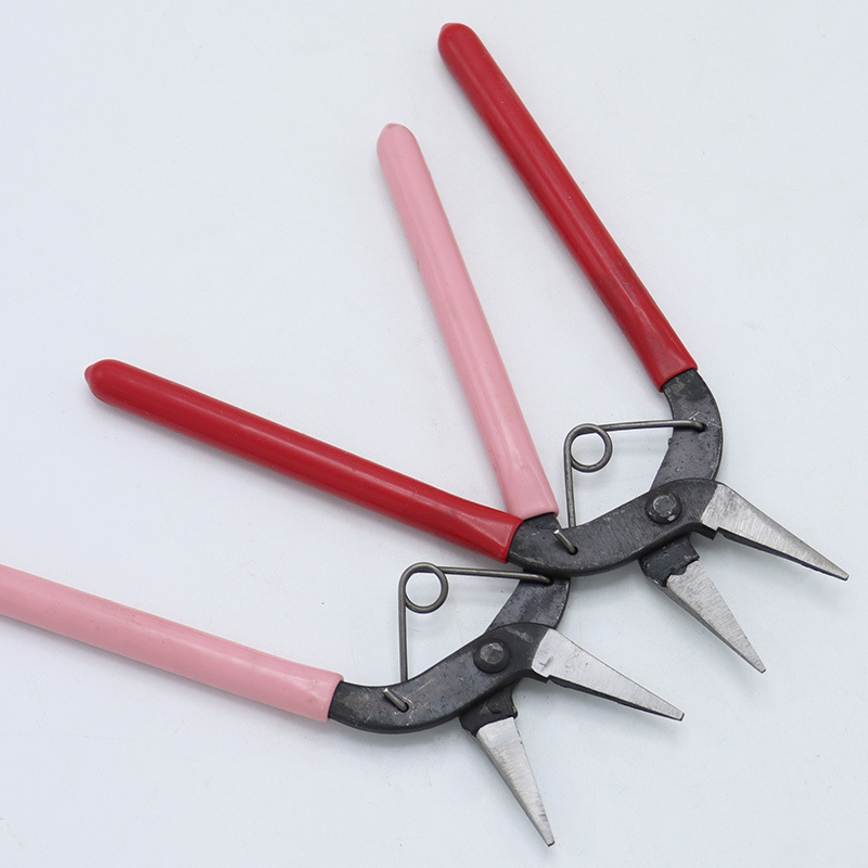 DIY-Handwerkswerkzeug: Multifunktionszange mit spitzer, zahnloser Flachzange zum Öffnen von Schmuckringen_voghion.com