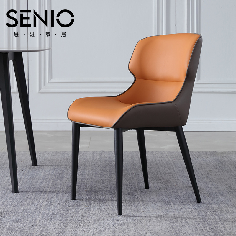 Luxury Dining Chair Italian Minimalist Designer Bench Makeup Chair Backrest Chair Modern Simple Home Dining Room Chair 
