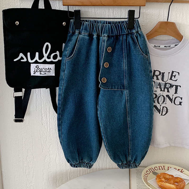 Children's spring fashionable jeans