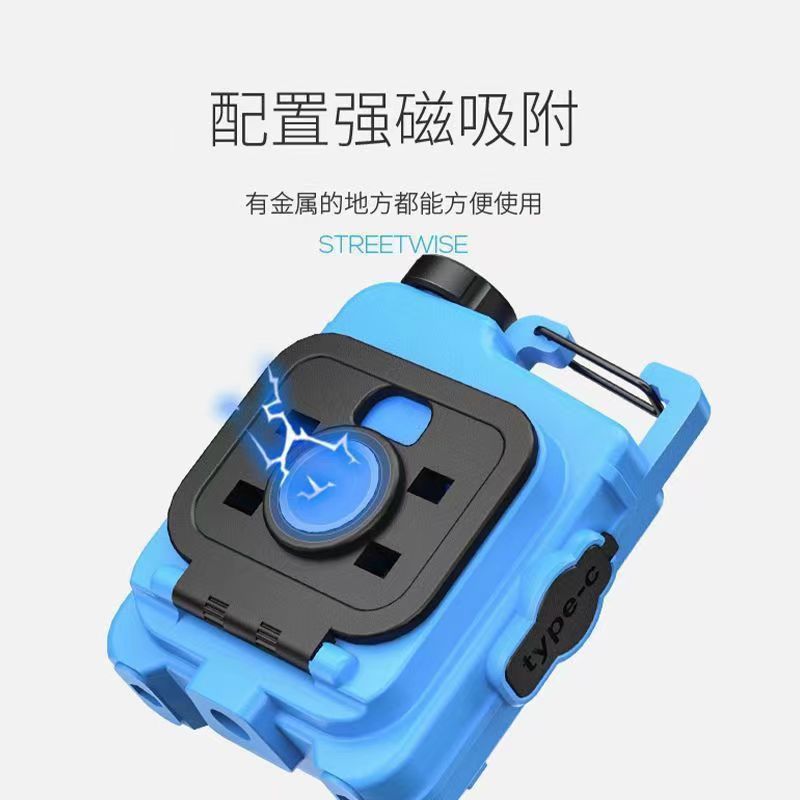 Mini llavero al aire libre lámpara multiajuste de iluminación portátil linterna inundación lámpara de trabajo de imán al por mayor