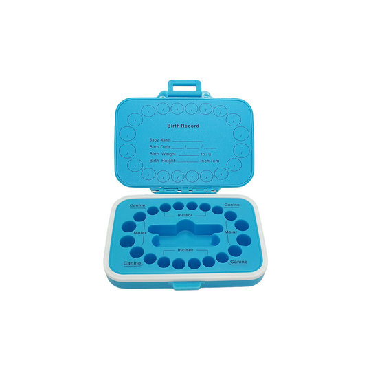 Children's nipple box baby fetal hair collection plastic tooth storage box permanent gift cross-border cartoon baby toys