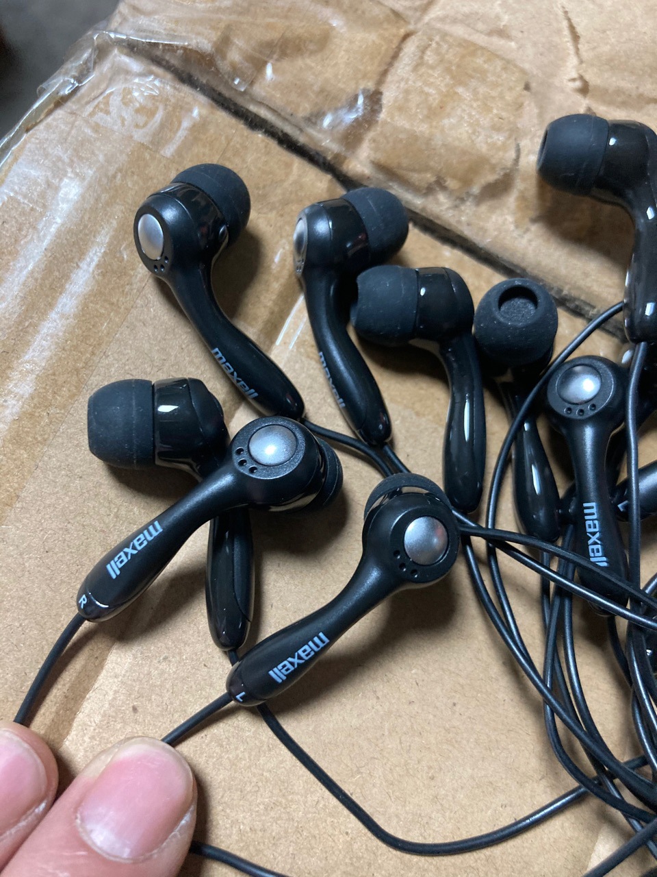 原装日本耳机 麦克赛尔Maxell mp3耳机 入耳式 带调音 重低音|ms