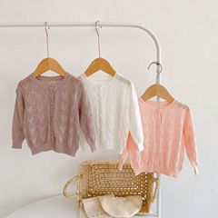 2023 Spring/Summer New Arrival: Sweet Heart-Shaped Air-Conditioning Shirt – UV-Protective, Long-Sleeve Knitted Hollow-Out Coat Available in 3 Colors