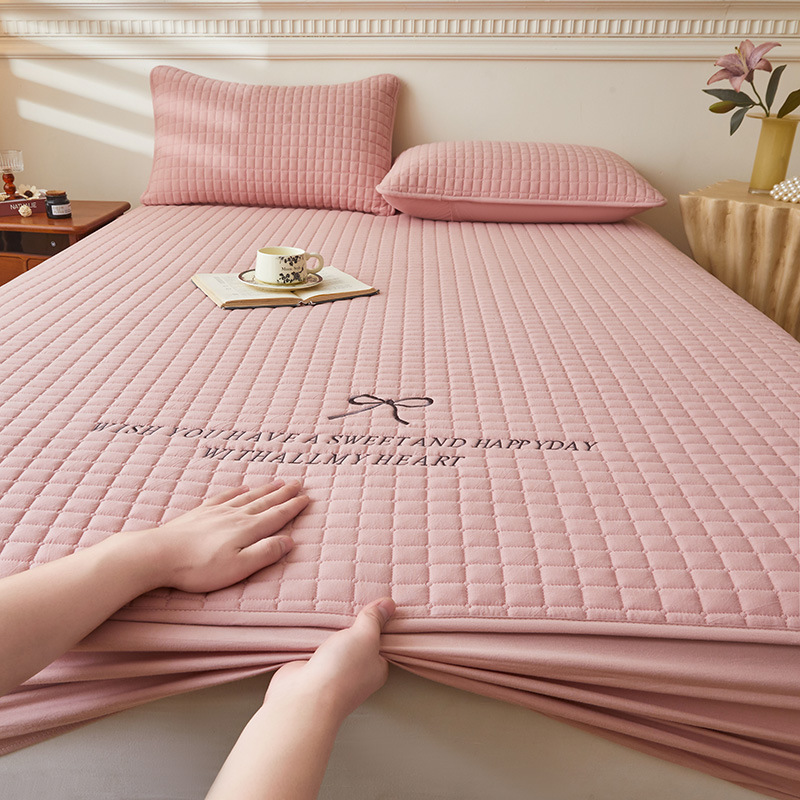 2025 nuevo estilo tipo A funda de cama acolchada de una sola pieza 2025 nuevo colchón de algodón cubierta protectora Simmons antideslizante