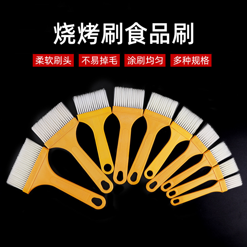 Cepillo de pintura, cepillo de salsa de barbacoa, cepillo de pintura, cepillo de limpieza, cepillo de plástico de lana suave, cepillo al por mayor
